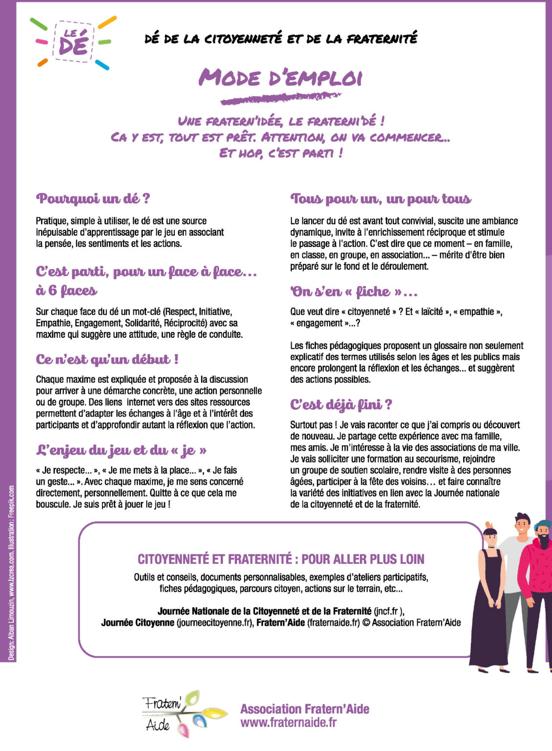 mode d’emploi – Fratern'Aide